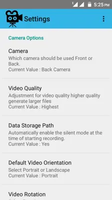 Smart Video Recorder android App screenshot 4